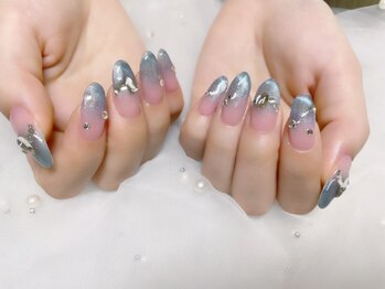 ピンクベースブルーマグ