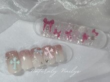 ナチュラリー ネイリーズ(Naturaly Nailys)/クロム／リボン