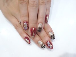 キラキラ秋ネイル☆