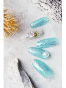 ラルネイル 大宮(Lull. nail)/＊summer＊ホイル＊