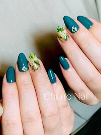本物の押し花が可愛い