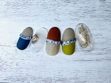 ネージュ バイ リアンジュ 辻堂(Neige by Reange)/うねうねバイカラーネイル