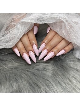 アース 新瑞橋店(HAIR & MAKE EARTH)/パステルピンク　ワンカラー