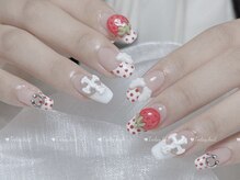 トゥデイネイル(Today.Nail)/いちご／可愛いネイル