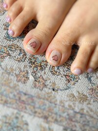 フット×ちゅるん手描きアート