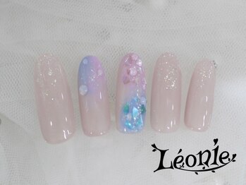 レオニー 千葉店(Leonie)/紫陽花シェルネイル
