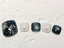 【フット】花火ネイル