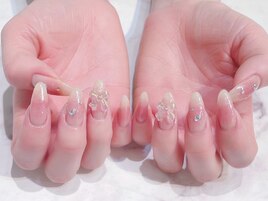 #韓国ネイル #チークネイル