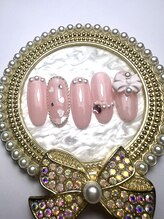 ブリリアント/＃韓国風ワンホンネイル