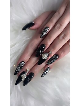 ルイシンデレラ×バニラ(LOUISCINDERELLA×vanilla)/【チップ長さだし】DesignNail