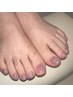 人気No.4【フット】　存在感◎大人気　フラッシュネイル　6000円
