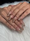 ラメグラデーションネイル