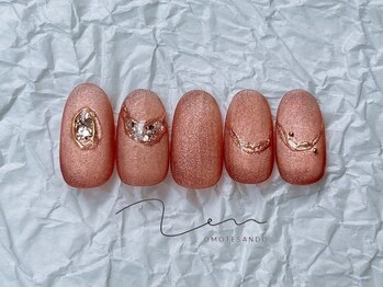 禅 表参道(Zen)/オレンジマグニュアンスネイル