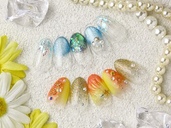 ビーネ 品川 高輪店(BIENE)の写真/【BIENEプレミアムコース￥10480贅沢マンスリープラチナコース￥13280】お出かけしたくなる夏デザイン多数♪