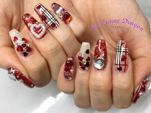 アン ジョーヌドラゴ/【ロングネイル】ハートネイル