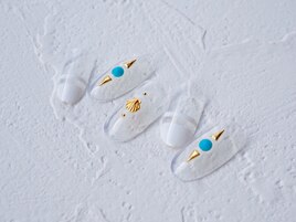 オシャレパーツのクリアネイル