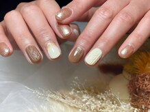 サロンドフォーエイチ(salon de 4H)/冬の定番！ニットネイル☆