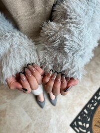 長さだしデザインネイル