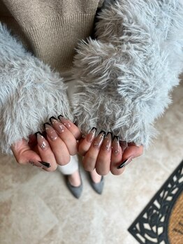 エスブランド(S brand)/長さだしデザインネイル