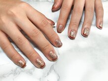 プルメリア(Plumeria)/【ハンド】オーロラ×テラコッタ