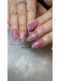 秋桜ネイル