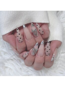 アミュレット(AMULET)/ドット×ガラスフレンチ