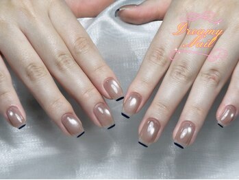 ドリーミー ネイル 上野(Dreamy Nail)/マグネット×カラーフレンチ