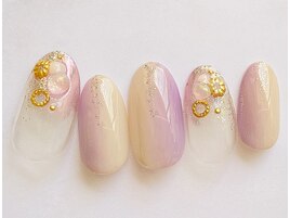 縦グラ×ミラーネイル新規¥7,260