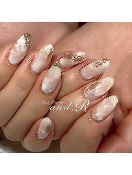 アンド アール(and.R)/ホワイトマーブル