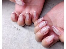 ナナネイル(7.Nail)/淡々フレンチネイル