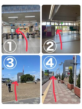 ロレインブロウ 住道店/お店までのアクセス