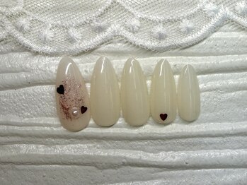 リベラ 一宮店(Libera)/バレンタインネイル【シンプル】