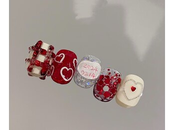 ミュウ ミュウ 大塚店(miu miu)/バレンタイン限定 定額ネイル