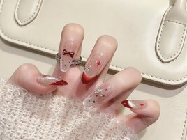 秋冬ネイル　エレガントデザイン