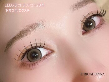 リッカドンナ 南森町店(E'RICADONNA)/LEDフラット120本×下まつ毛