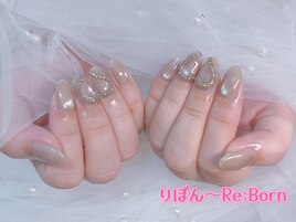 水光マグネット＋ハートチェーン