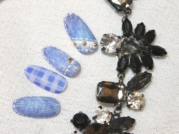 ネイルサロン べルフ(nail salon Verf)/デニムネイル☆