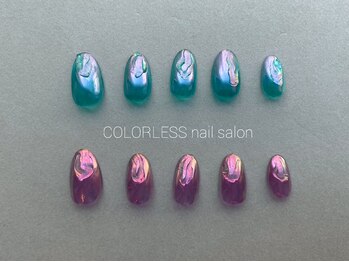 カラーレス(COLORLESS)/8月new design☆デザインコース