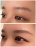 アイブロウデザイン+眉wax（メイク込み）＋ まつ毛パーマorパリジェンヌ
