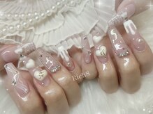 ネイルアンドまつげエクステ リッチエイト 原宿店(Rich8)/スカルプ★バレンタインネイル