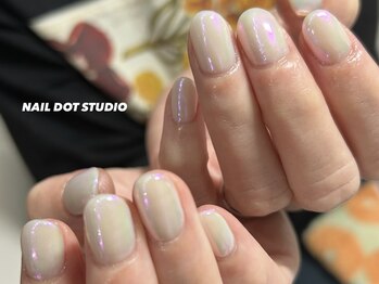 ネイルドットスタジオ 堺筋本町(NAIL DOT STUDIO)/オーロラネイル