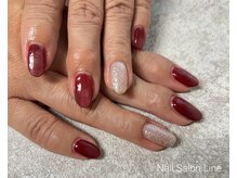 リアン(Lien.)の雰囲気(#フィルイン#マグネットネイル#フットネイル#ワンカラー)