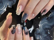 こゆび/ブラック×ブルー