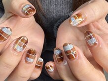 エマ(emma)/チェック★マグネットネイル