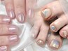 【平日限定】ハンドorフットネイル◆うるちゅるミラー(初回オフ/ケア込)¥6000