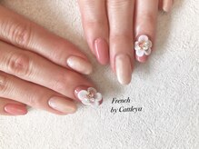 ヘアーアンドネイル フレンチ(French)/ビッグフラワー
