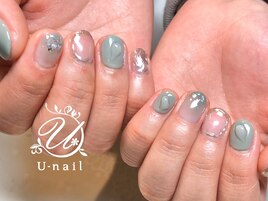 グリーンニュアンスネイル