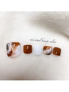 ビビ(ViVi)/カフェラテネイル☆