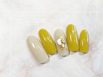 トゥーシェネイルズ(Touche'nails)/シンプルネイル