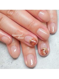 べっ甲フレンチのネイル☆